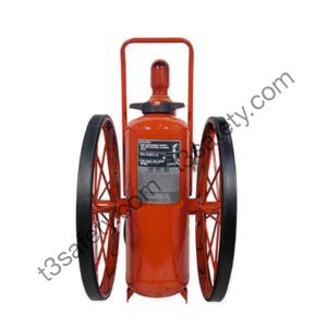 150 lb. ABC Wheeled Fire Extinguisher Unit (Rubber Wheels), (CR-RT-LT-I-A-150-C)